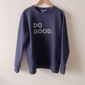 Cotopaxi Sweatshirt Crewneck Do Good large navy blue heather